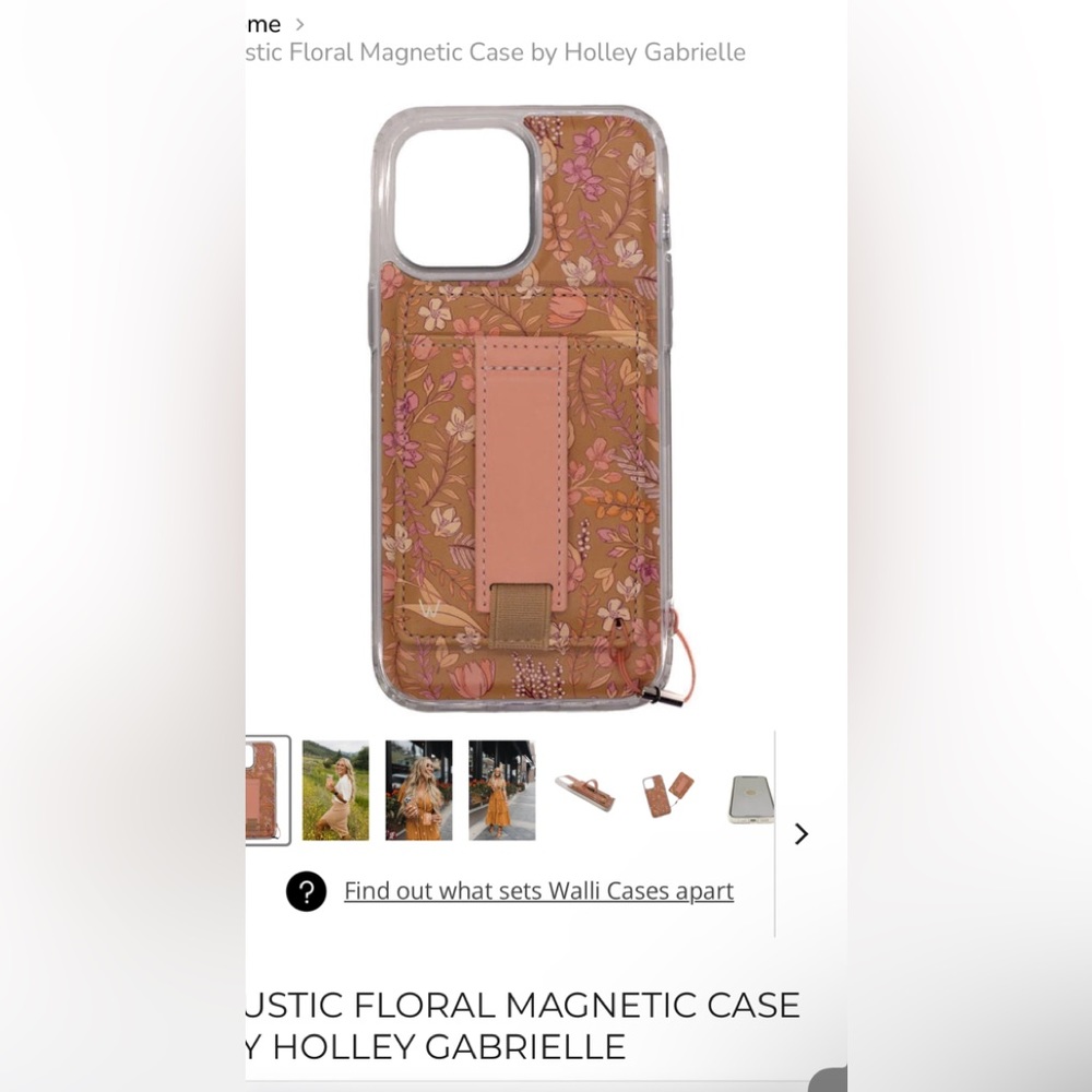 Rustic Floral Magnetic Case by Holley Gabrielle